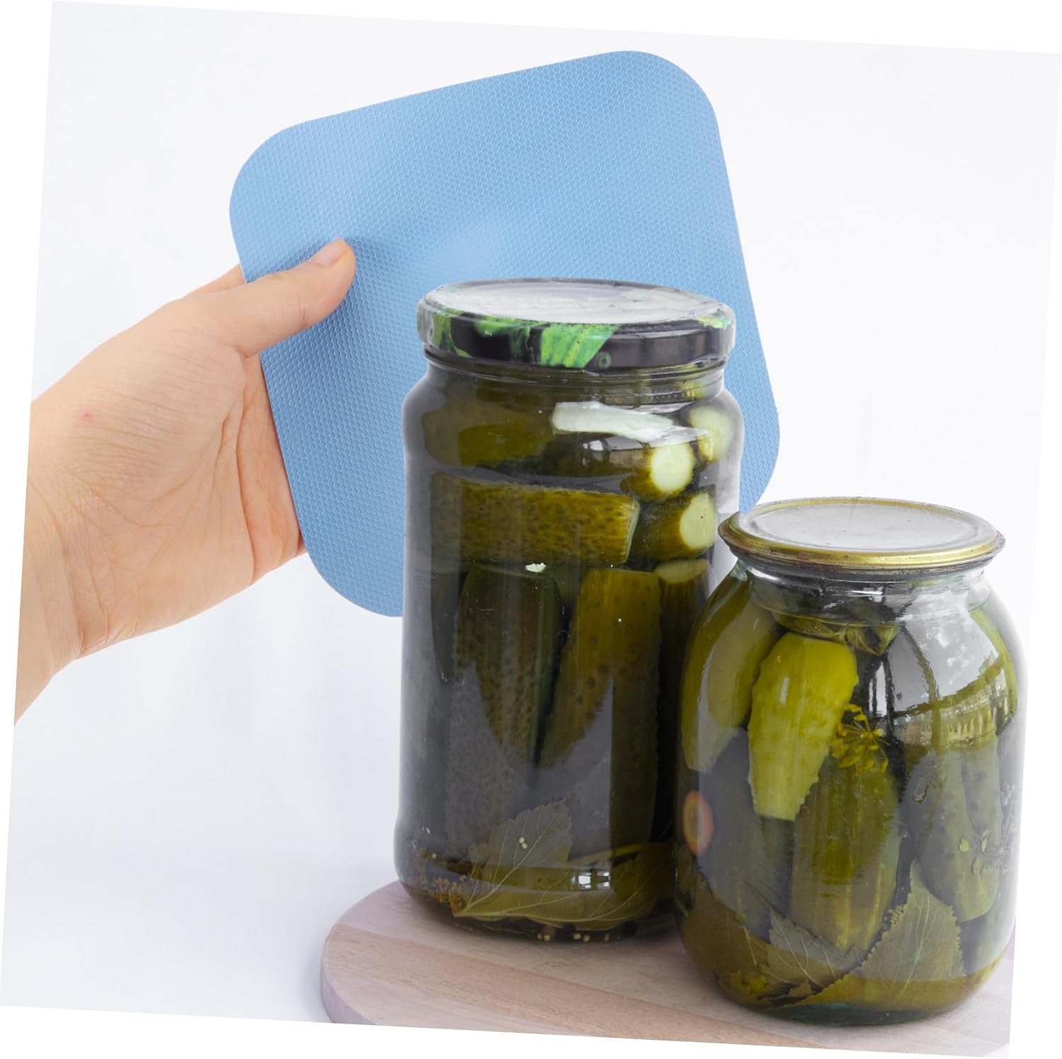 4pcs Jar Gripper Pads Rubber Jar Opener for Kitchen Non-Slip Bottle Opener Mat Accessories
