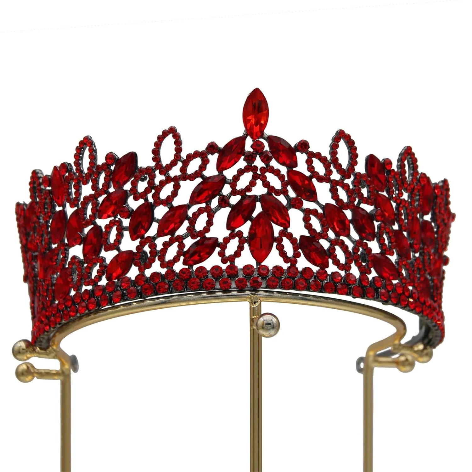 Luxury Crystal Tiara Crown For Women Royal Queen Princess Rhinestone Headpiece Bridal Wedding Prom Pageant Accessories