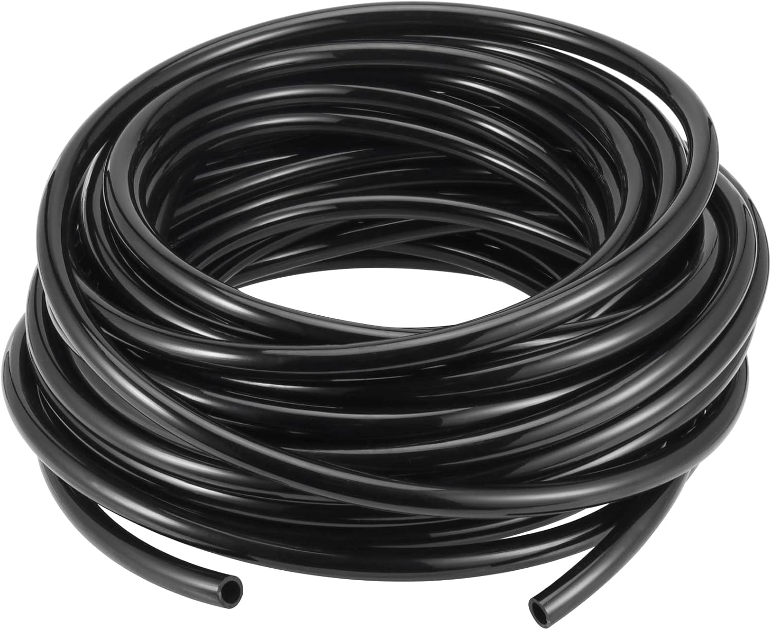 PU Polyurethane Tube, SEHOI 65.5 FT x 1/2 Inch OD Pneumatic Tubing Pipe,12mm Black PU Line Hose Tube, Pneumatic Air Line for Air Compressor Fitting, Fluid Transfer, Air Brake System