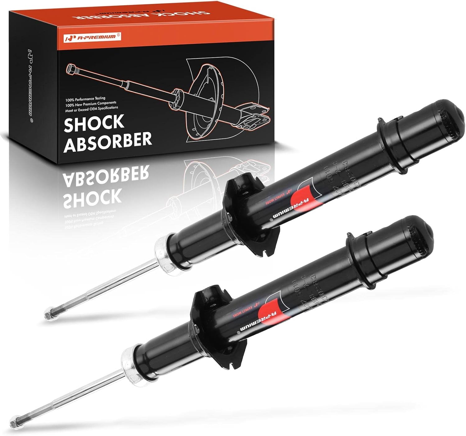 A-Premium Front Shock Absorber Strut Compatible with Honda Accord 2003-2007 & Acura TSX, TL 2004-2008, 2-PC Set