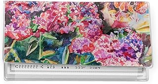 Watercolor Floral Vinyl Checkbook Cover