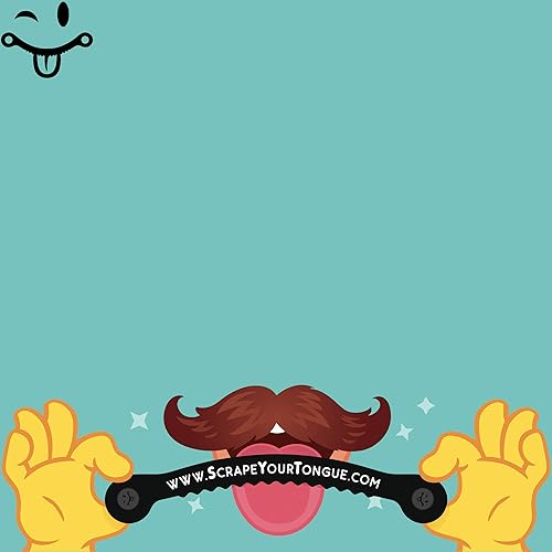 Miniatura 7 de ScrapeYourLengue - Rascador de lengua diario 1 para salud bucal 100 reciclable libre de BPA y limpiador de lengua a prueba de mordazas