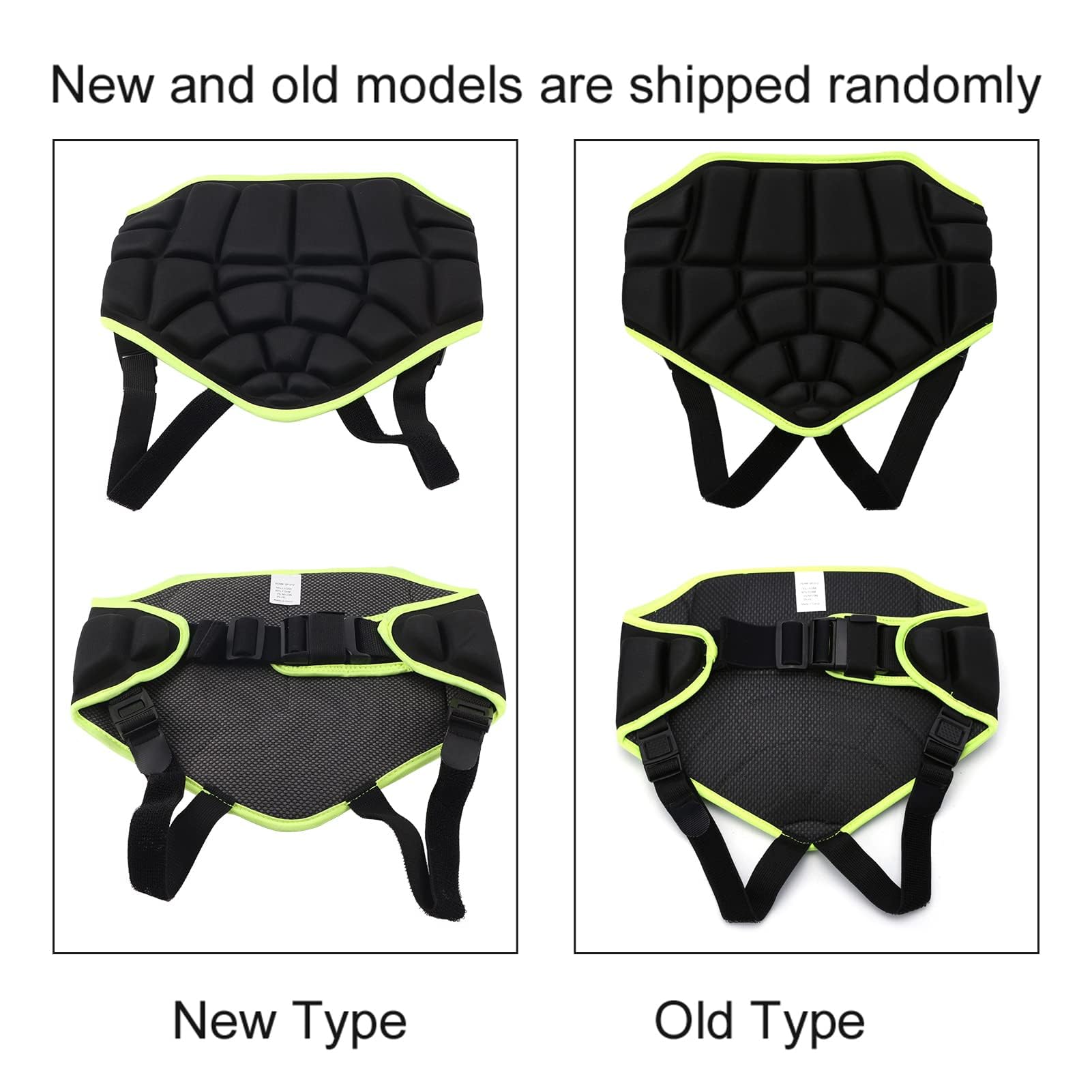 Alomejor Kinder Gepolsterte Hüfte 3D Gepolsterte Hüfte Schutzshorts Schutz Butt Pad Anti-Fall-Hose Hip Pad für Skateboard Skate Skate Snowboard