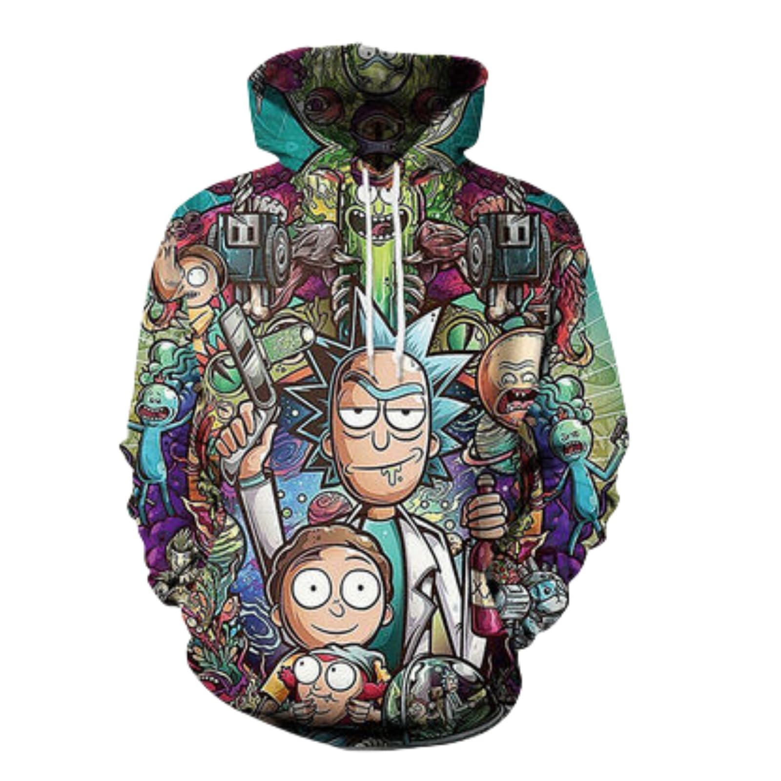 halamodoUnisex 3D Print Hoodie Zip Up Casual Pullover Hooded Sweashirt Jacket with Pockets