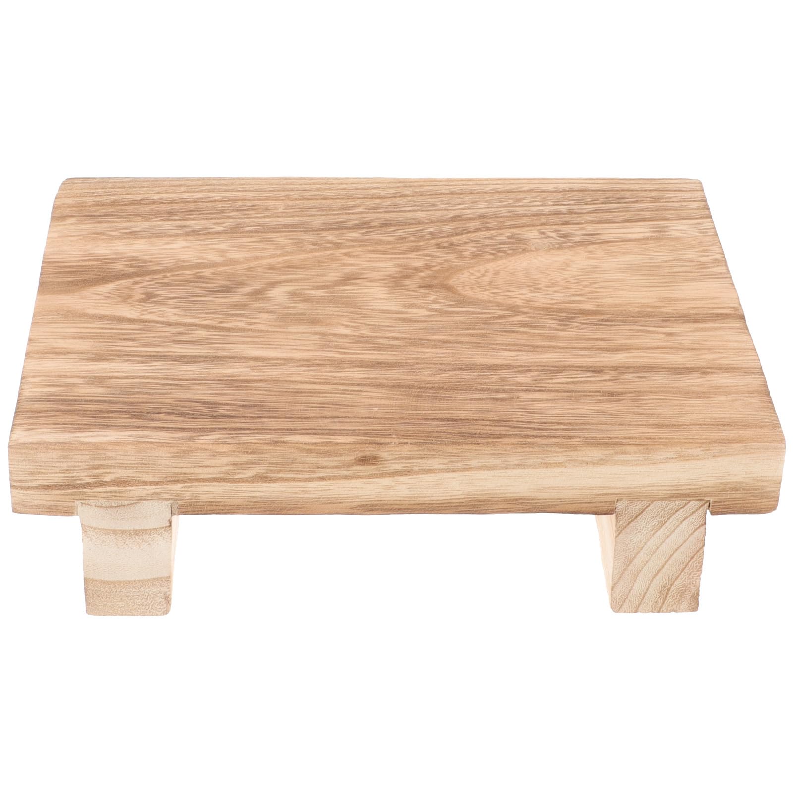 Taburete de madera de alta densidad con acabados pulidos para baño y cocina