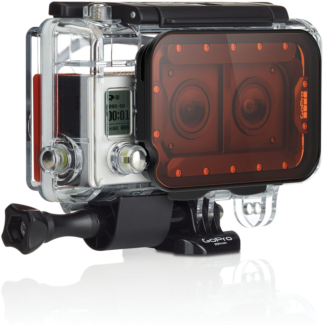 GoPro Camera ADV3D-301 HERO3+ Dive Filter for Dual HERO System (RED)