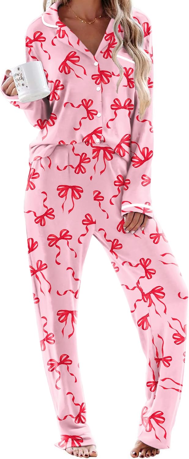 Ekouaer Womens Pajama Set