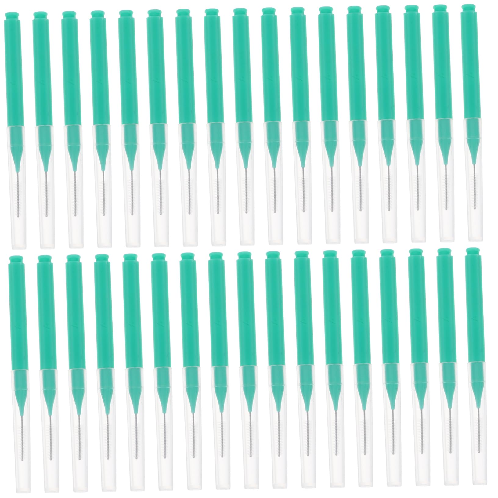 Anneome 100pcs Interdental Cleaning Brushes Crevice Cleaning Tool for Braces Gentle Bristles Brush Cleaner