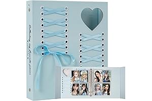 Ballet Ribbon K-Pop Photocard Binder Holds 100+ K-Pop Photocards, 3 Ring Album...