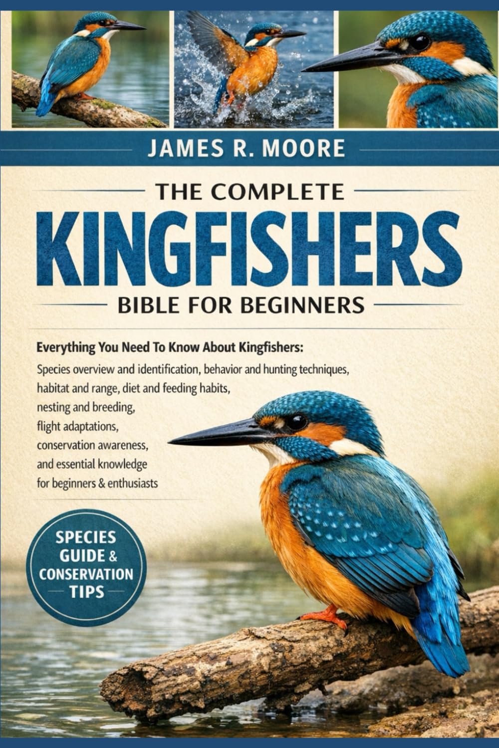 THE COMPLETE KINGFISHERS BIBLE FOR BEGINNERS: Everything You Need To Know About Kingfishers: Species overview and identification, behavior ... knowledge for beginners & enthusiasts