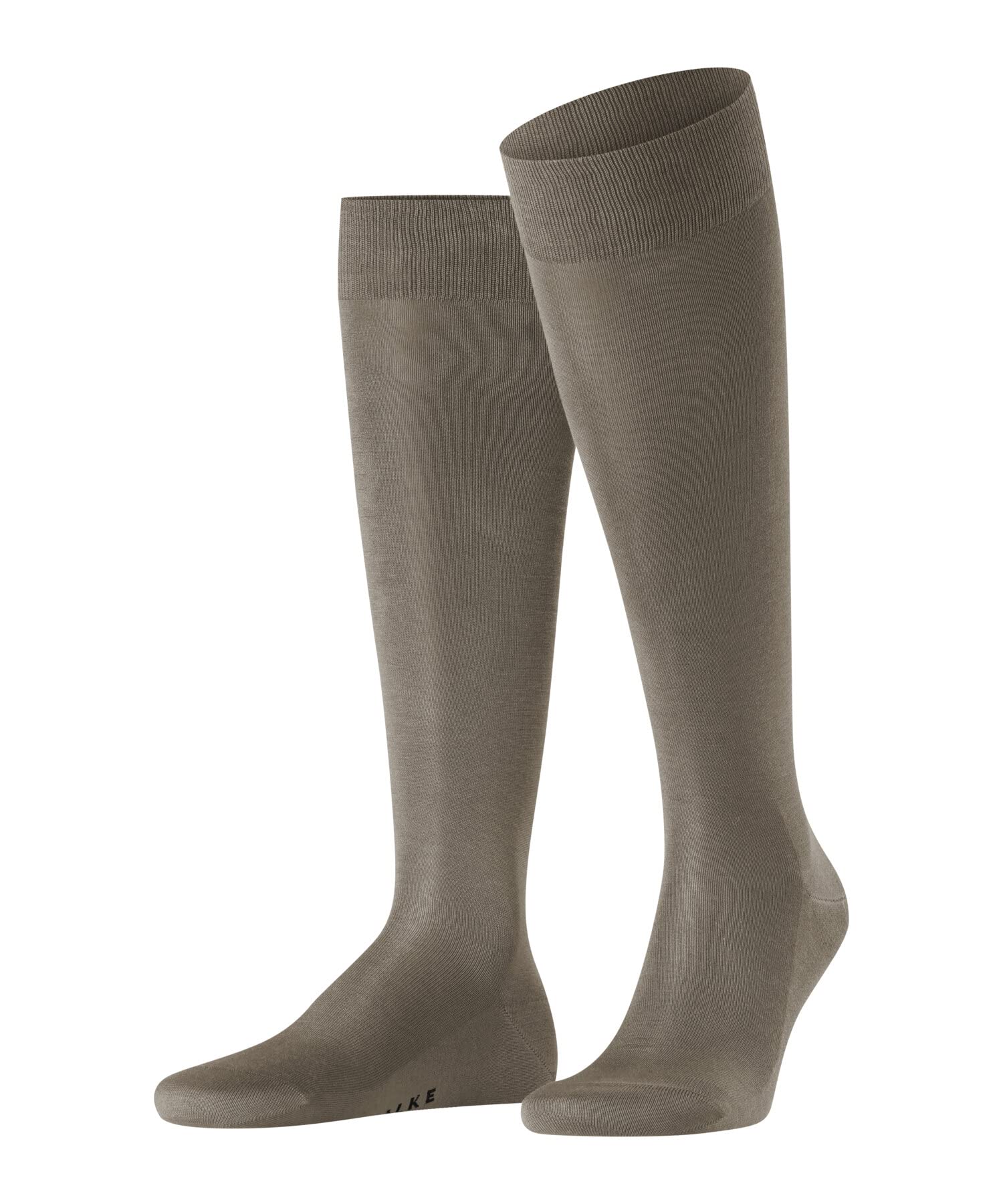 FALKE Men's Tiago Cotton Knee High Dress Socks, 1 Pair