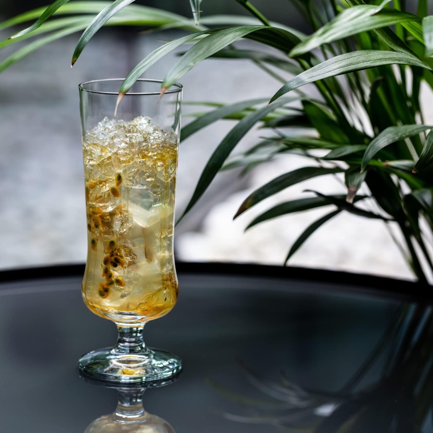 Krosno Cocktail & Long Drink Glasses, Set of 6, 10.1 oz, Avant-garde Collection – Pina Colada, Milkshake, Beer, Ice Cream, Cocktail Glass – Dishwasher Safe | Lead-Free Crystal Glass