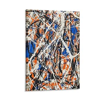【大幅値下げ】ジャクソン・ポロック 抽象絵画ウォールアート Amazon.co.jp: ジャクソン・ポロック抽象グラフィティポスター