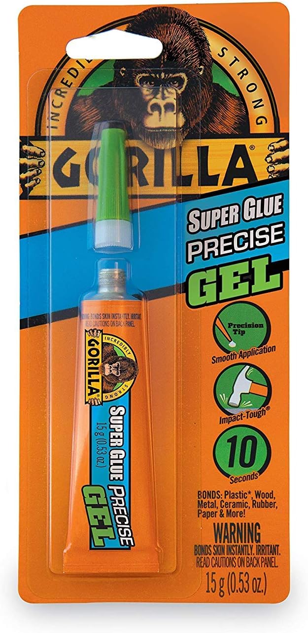 Crazy Clearance Gorilla 6802501 Ultra Control Super Glue Precise Gel, 15g, Clear (3-Pack)