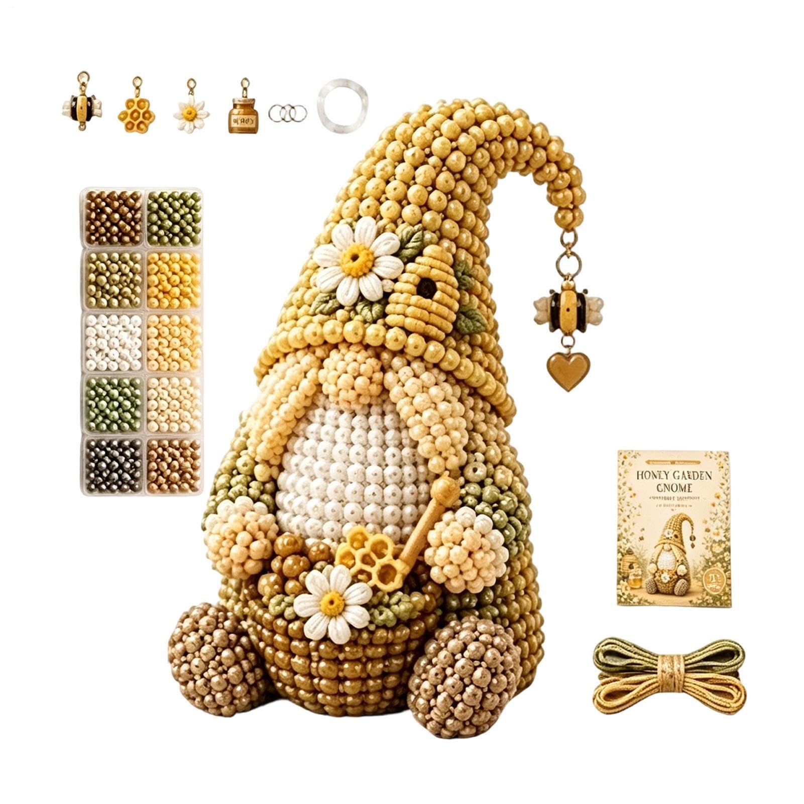 Kit de gnomos con cuentas: actividad relajante hecha a mano para principiantes 8