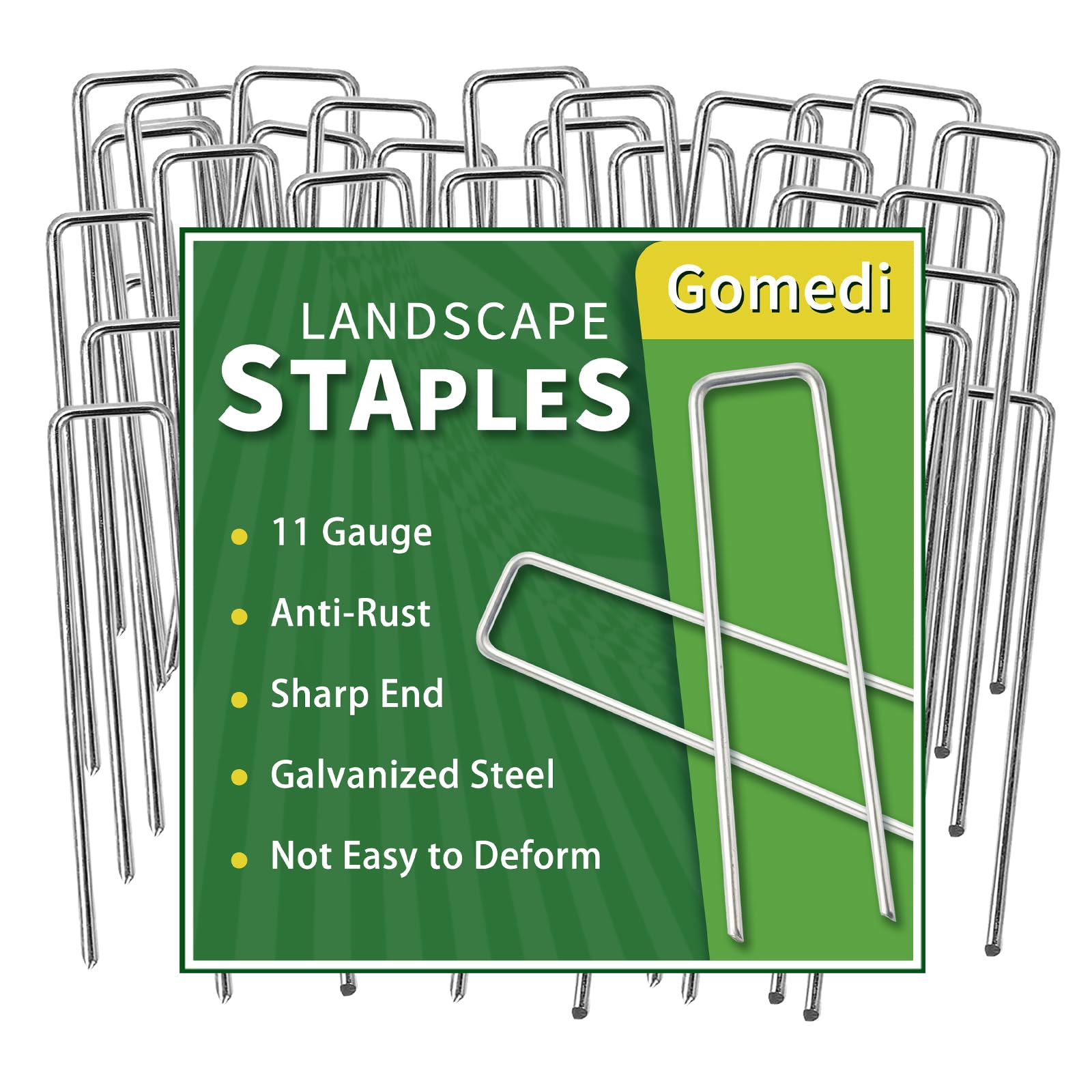 Gomedi Landscape Staples 6 Inch 120 Pack