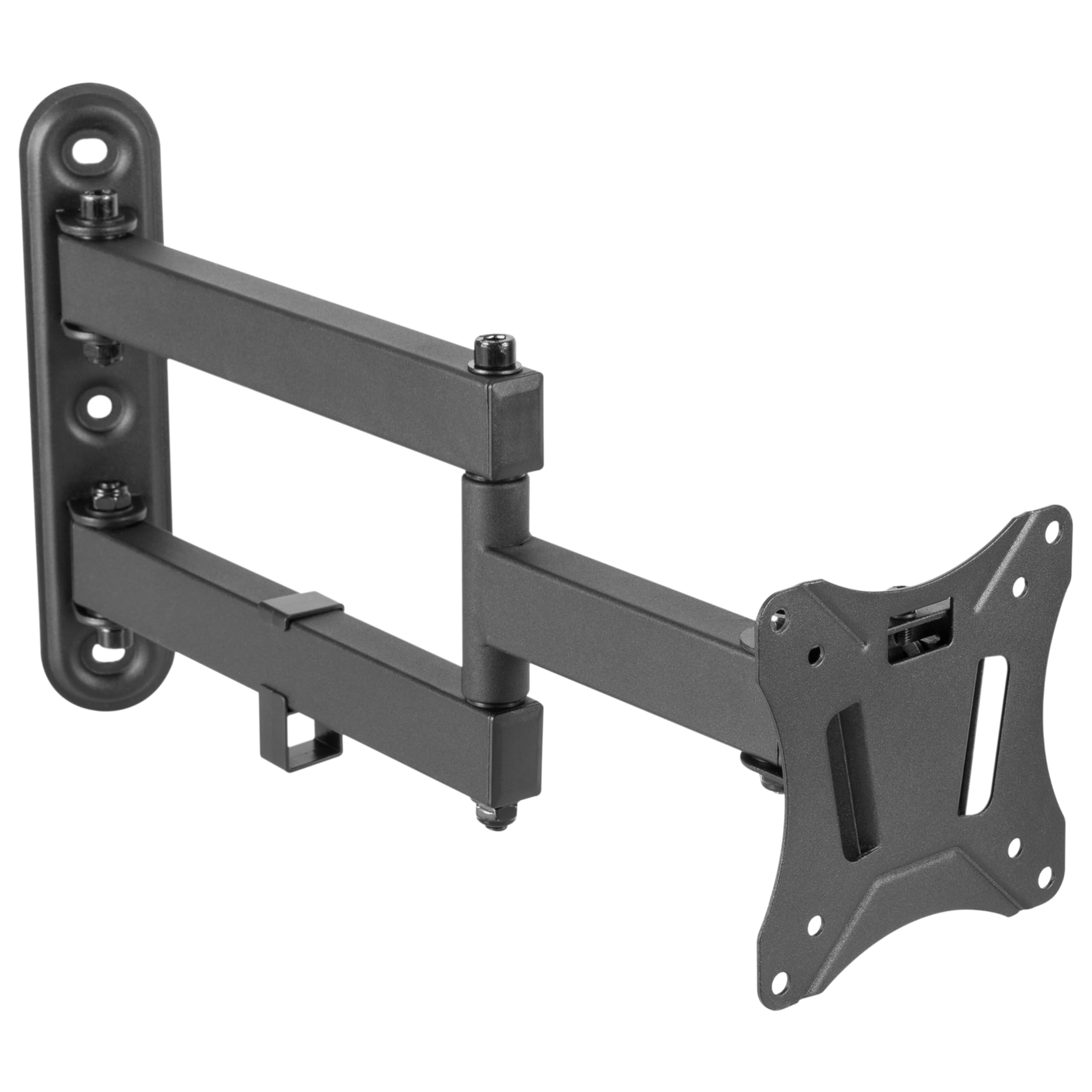 RICOO S7211 Supporto monitor da parete Staffa schermo 13-34 pollici per 13 34 pollici girevole inclinabile fino a 25 kg max VESA 100x100