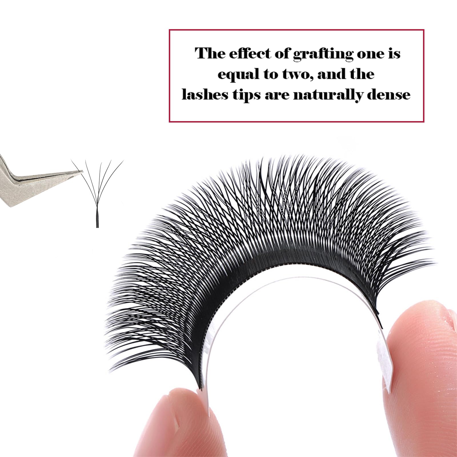 Estensioni delle Ciglia 5D W 0.07 D Curl Premade Fan Eyelash Extension Ciglia 8-14mm Lunghezza Mista W Volume Russo Professionale Tessuto di Seta Ciglia Prefabbricate(0.07D Curl 8-14mm)
