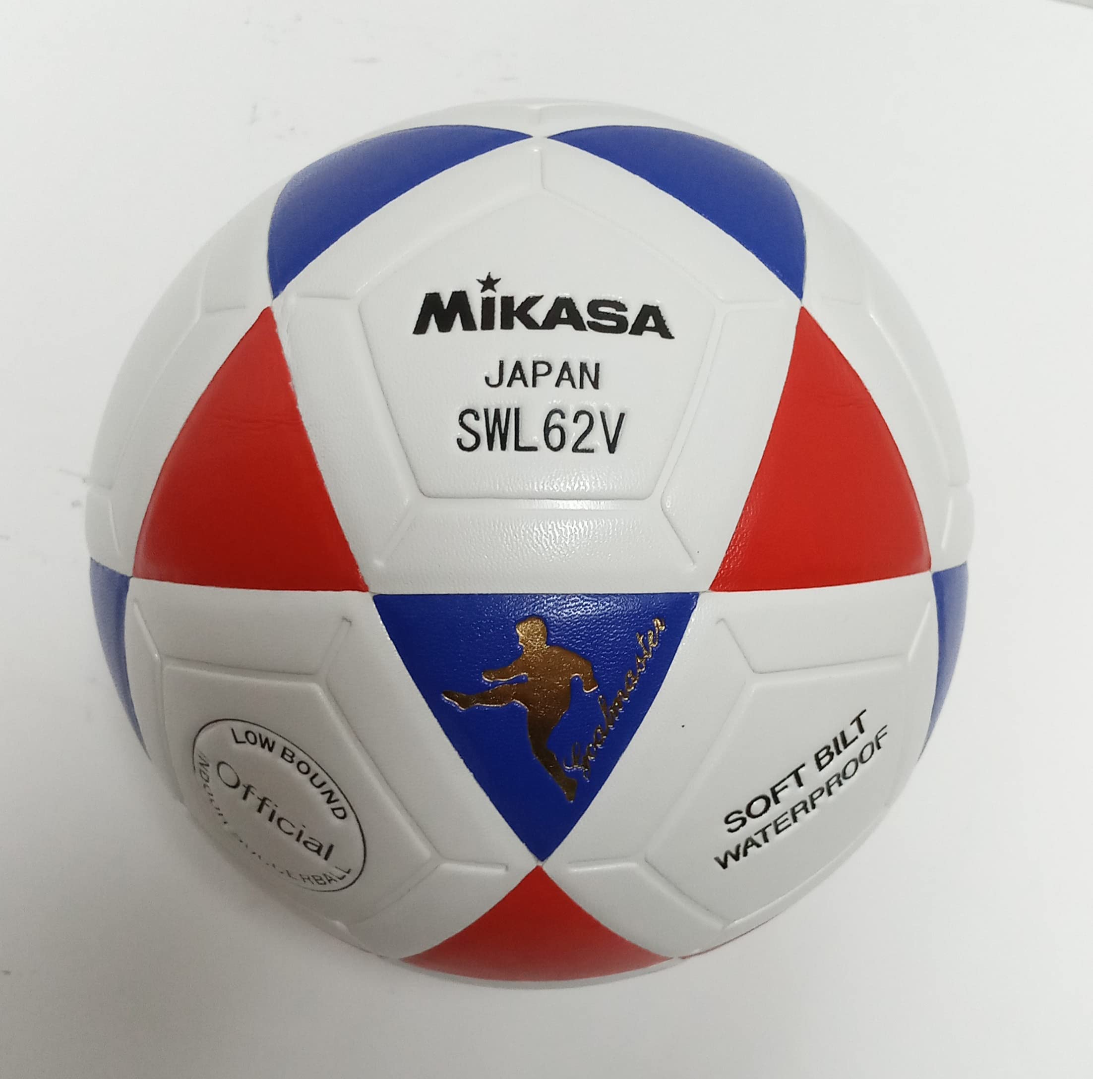 Mikasa SWL62v Series Futsal Soccer Ball, Low Bounce 62cm Blue/Red