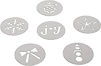 Vista 2 de OXO Good Grips Cookie Press Holiday Disk Set, Metallic