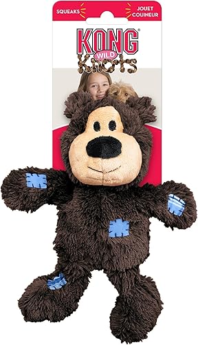 Vista 32 de KONG Wild Knots Juguete para perro con diseño de oso, varios