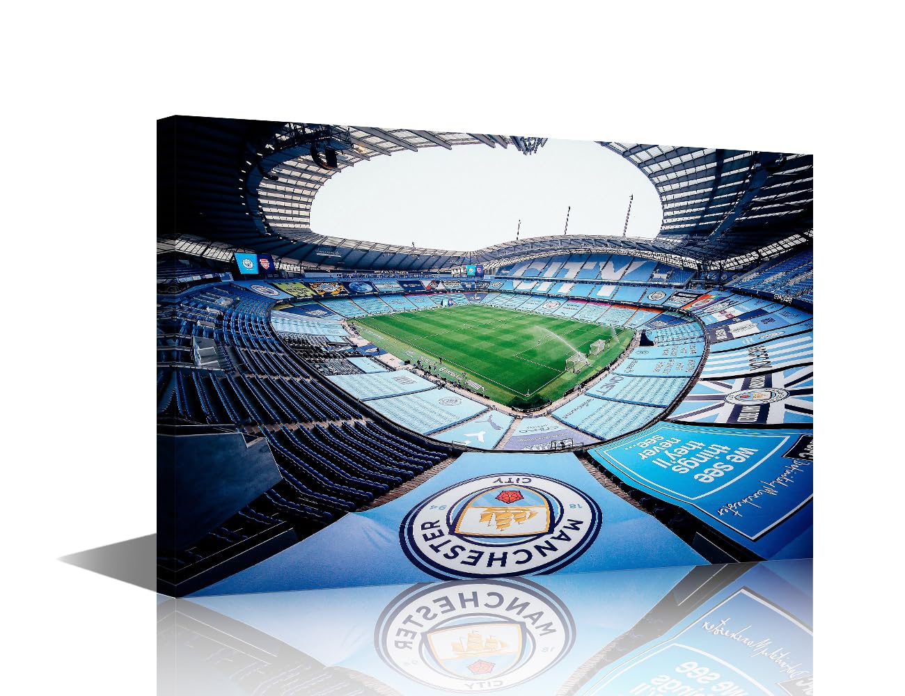 Wall Art Manchester City FC Etihad Stadium Prints Painting for Bedroom