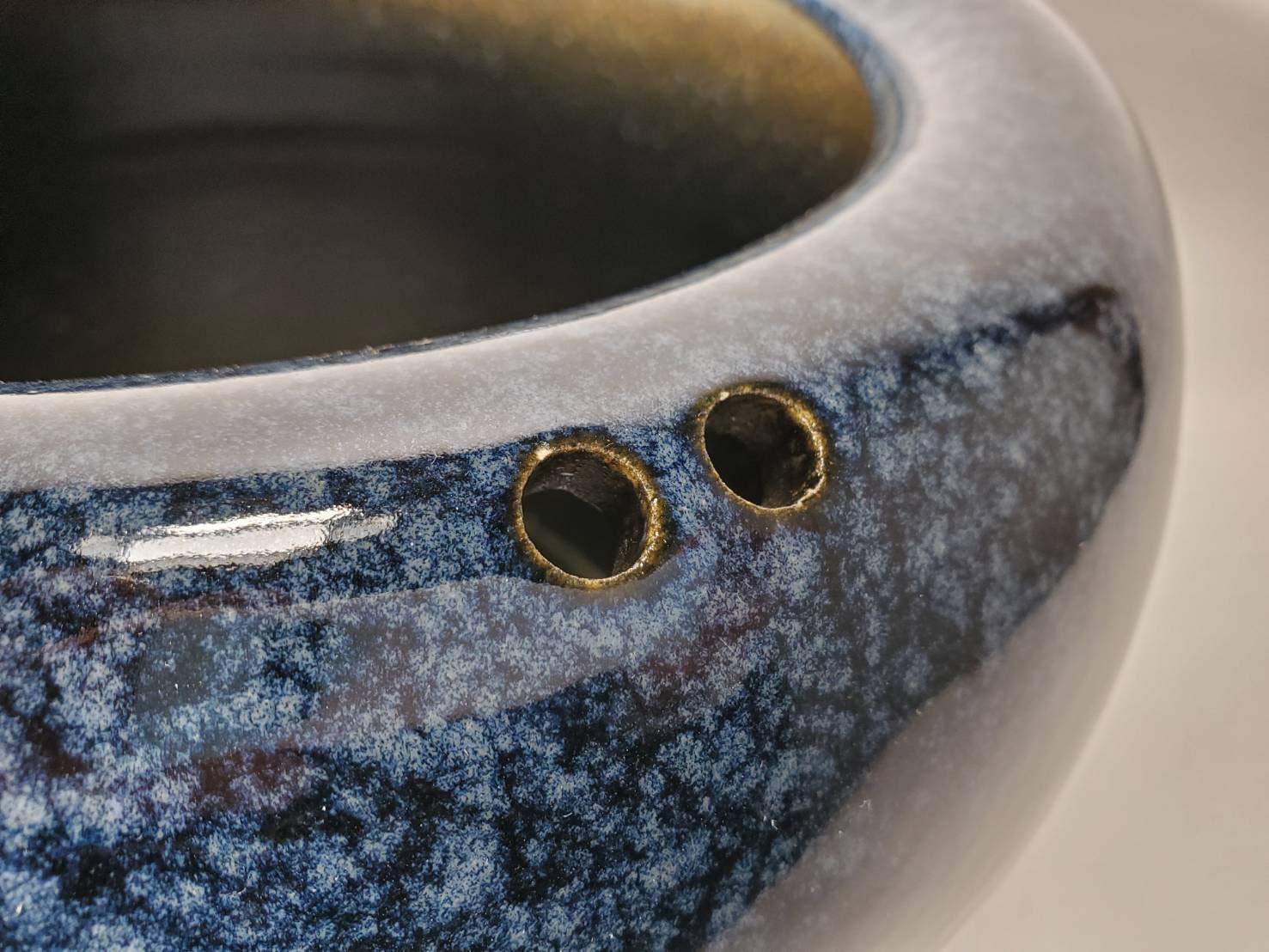 Amazon | 信楽焼 生子火鉢 10号(高級本わら灰付) 5点 セット（高級