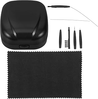 LALAFINA 1 Set Cleaning Tools Amplifier Cleaning Brush Earbuds Headphones Cleaner Brush Kits with Case for Cleaning Hearing Earbud