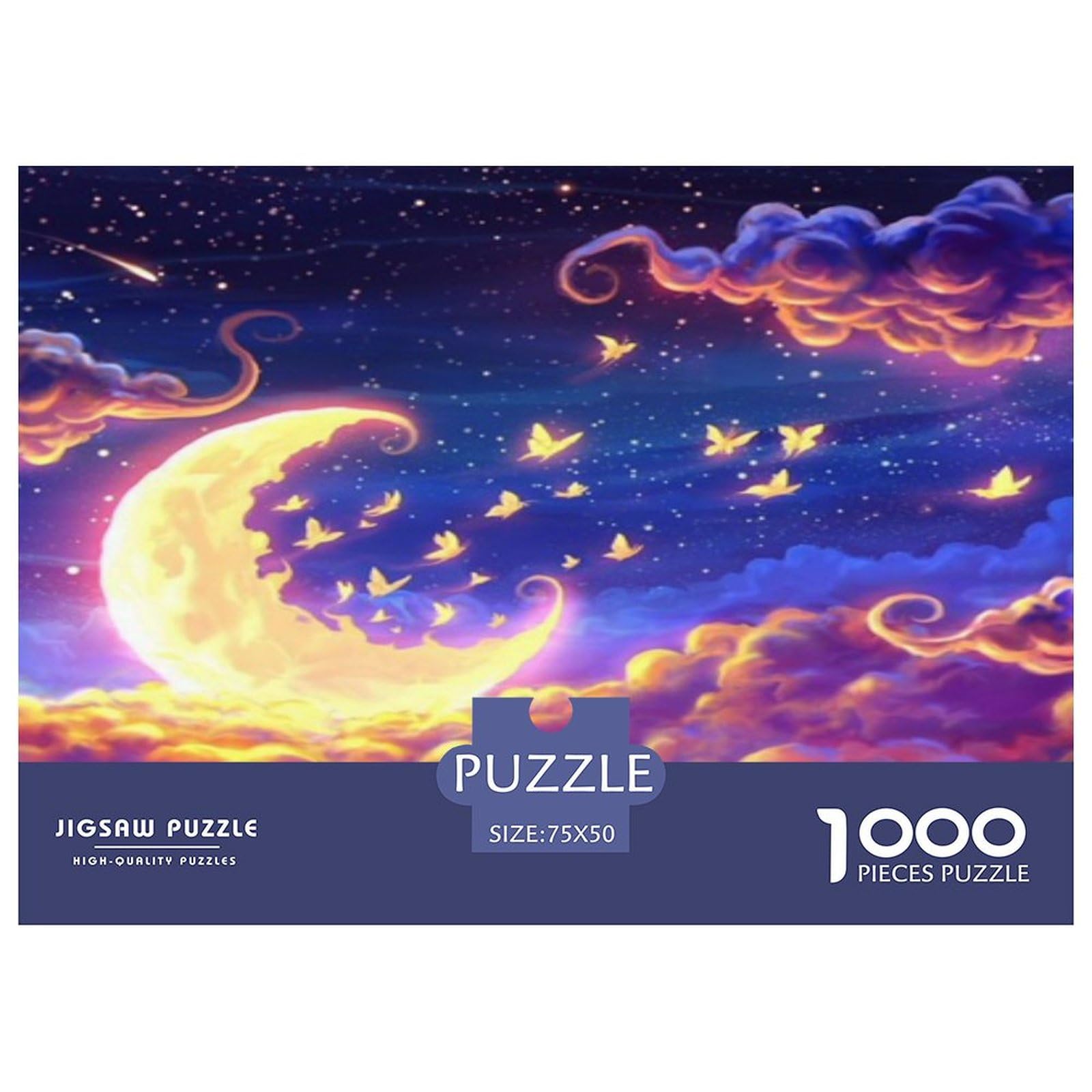 Moon Educa Adult 1000 Puzzle 1000 Cartoon Puzzle Edukacja Oryginalne Puzzle Dla Dorosłych I Młodych Miłośników Puzzle 1000 sztuk (75 x 50 cm)