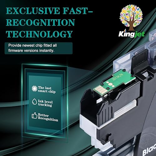 Miniatura 5 de Kingjet LC3013 Ink Cartridges Compatible for LC3013 LC3011 Ink Cartridges BK/C/M/Y Replacement for Brother LC3013 LC3011 Use with Brother MFC-J497DW