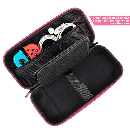 Miniatura 4 de daydayup Switch Carrying Case Compatible with Nintendo SwitchSwitch OLED, with 20 Games Cartridges Protective Hard Shell Travel Carrying Case Pouch