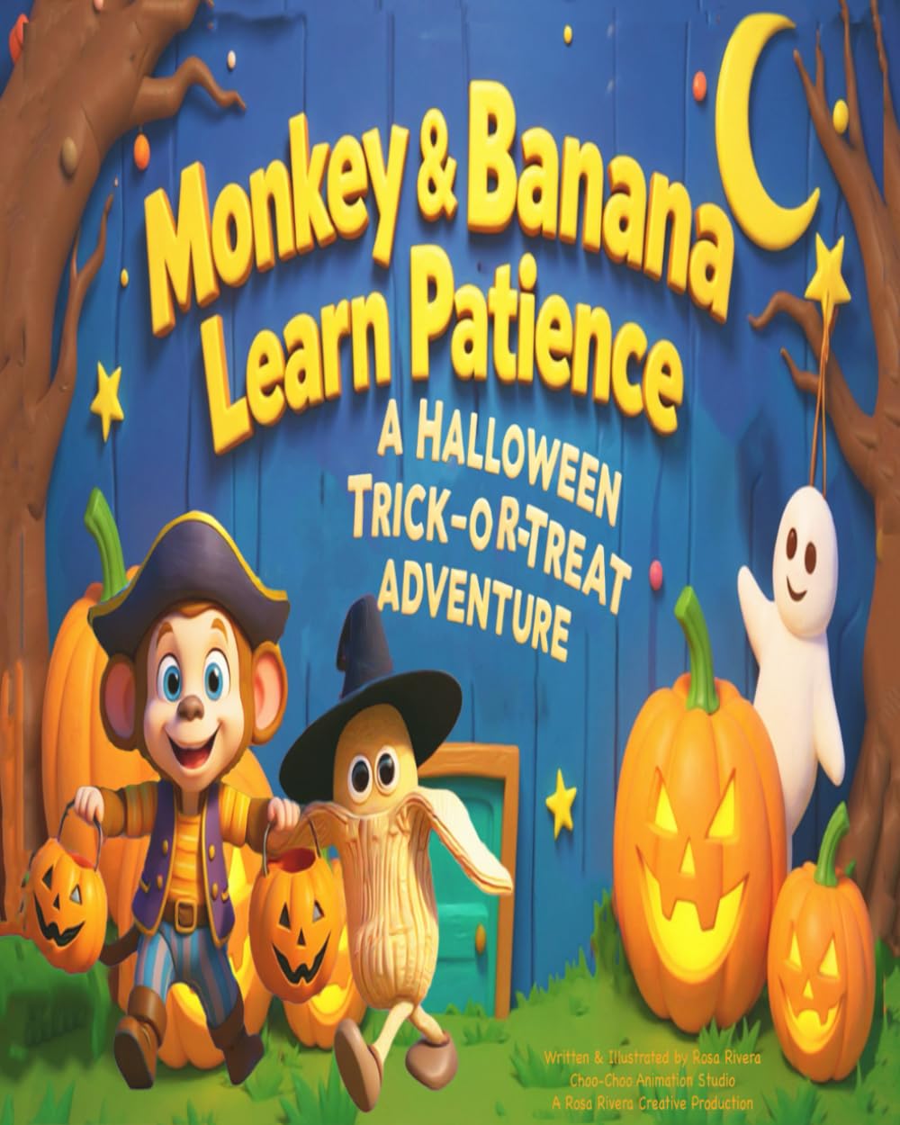 Monkey & Banana Learn Patience: A Halloween Trick-or-Treat Adventure (Learning with Monkey & Banana)