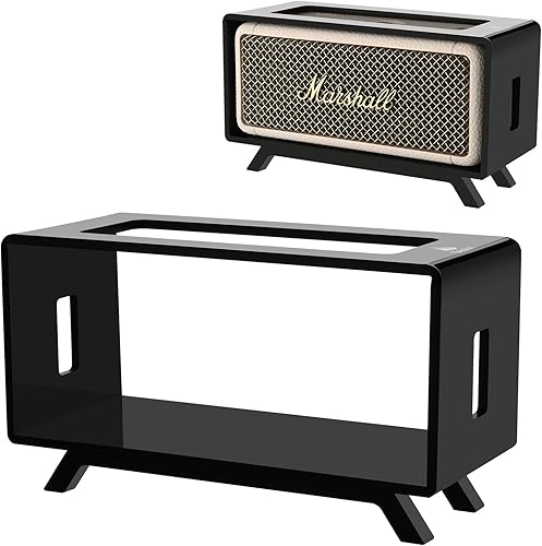 TXEsign Soporte de escritorio acrílico Compatible con altavoz Marshall Emberton/Emberton II/Emberton III, soporte de mesa, estante de exhibición,