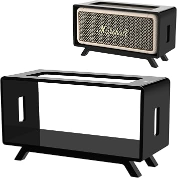 Acrylic Desktop Stand Holder Compatible with Marshall Emberton/Emberton II/Emberton III Speaker, Table Holder Display Shelf Speaker Desktop Stand Shelf Black