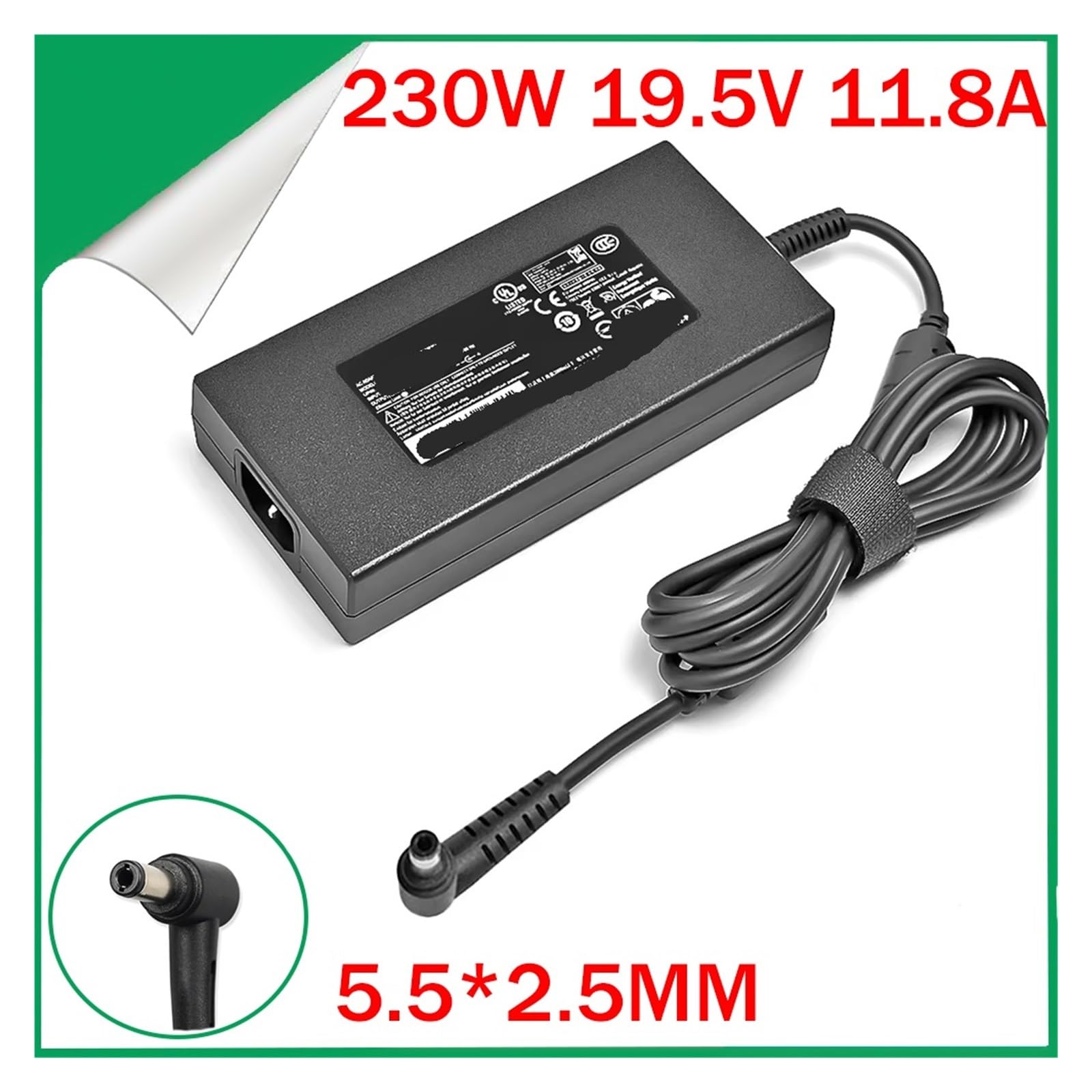 19.5V 11.8A 230W 5.5x2.5 AC Adapter
