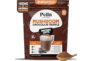 Organic Chocolate Truffle Instant Latte Infused with 7 Organic Mushroom Blend