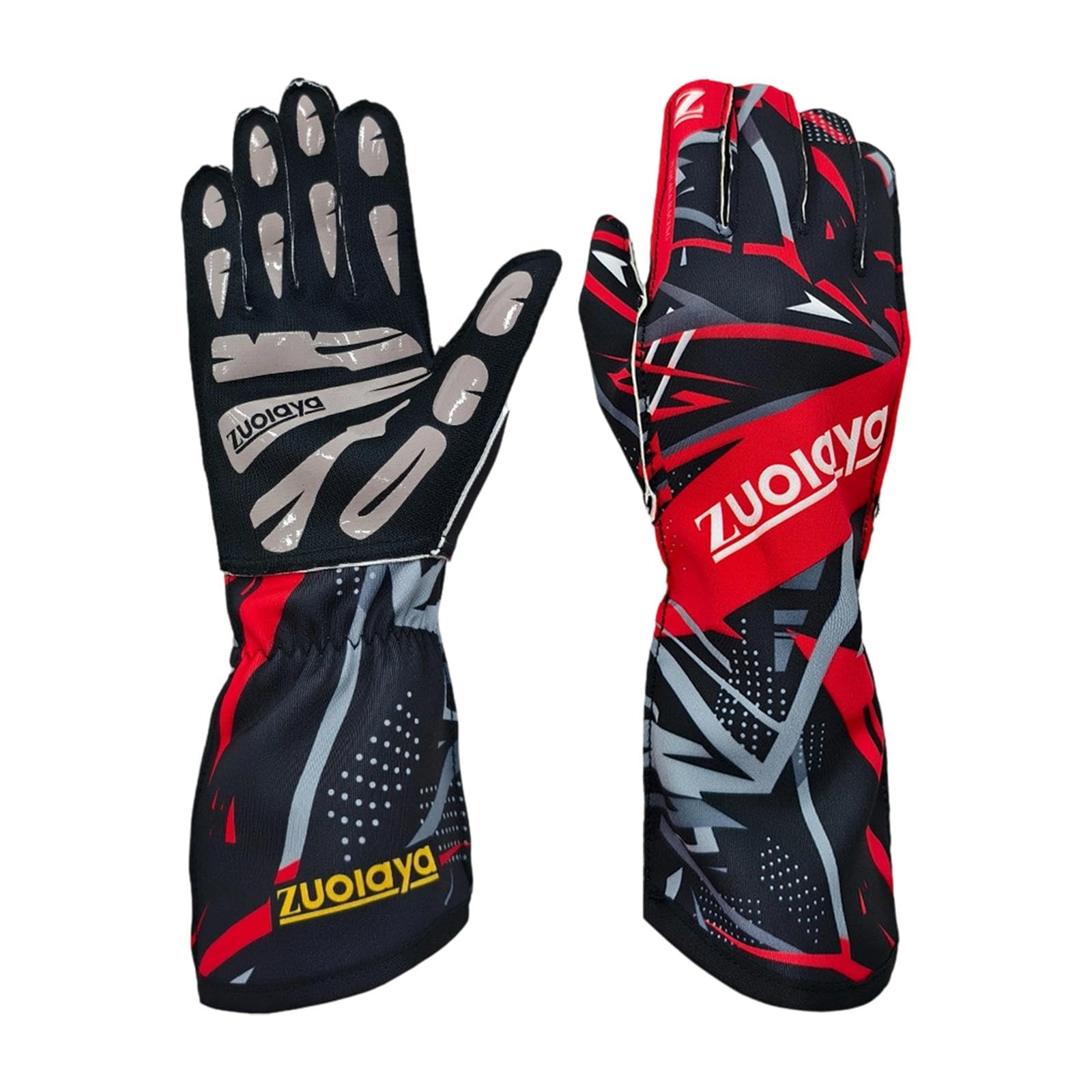 bnf® Karting Gloves Comfort Long for Games Driving Steering Wheel Controller Red-Sports, Fitness & Outdoors/Cricket/Cricket Gloves/Inner Gloves-image-9