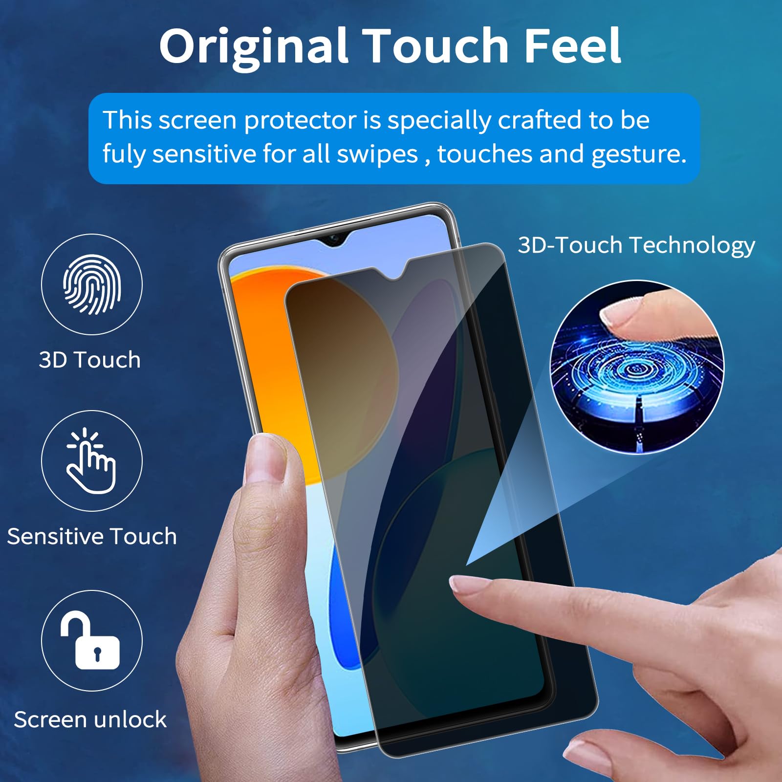 2 Pièces Verre Trempé Anti Espion Avec HONOR X8 5G - Anti Spy