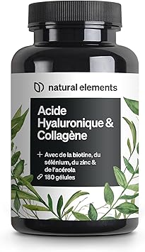Collagène et Acide Hyaluronique - 180 gélules