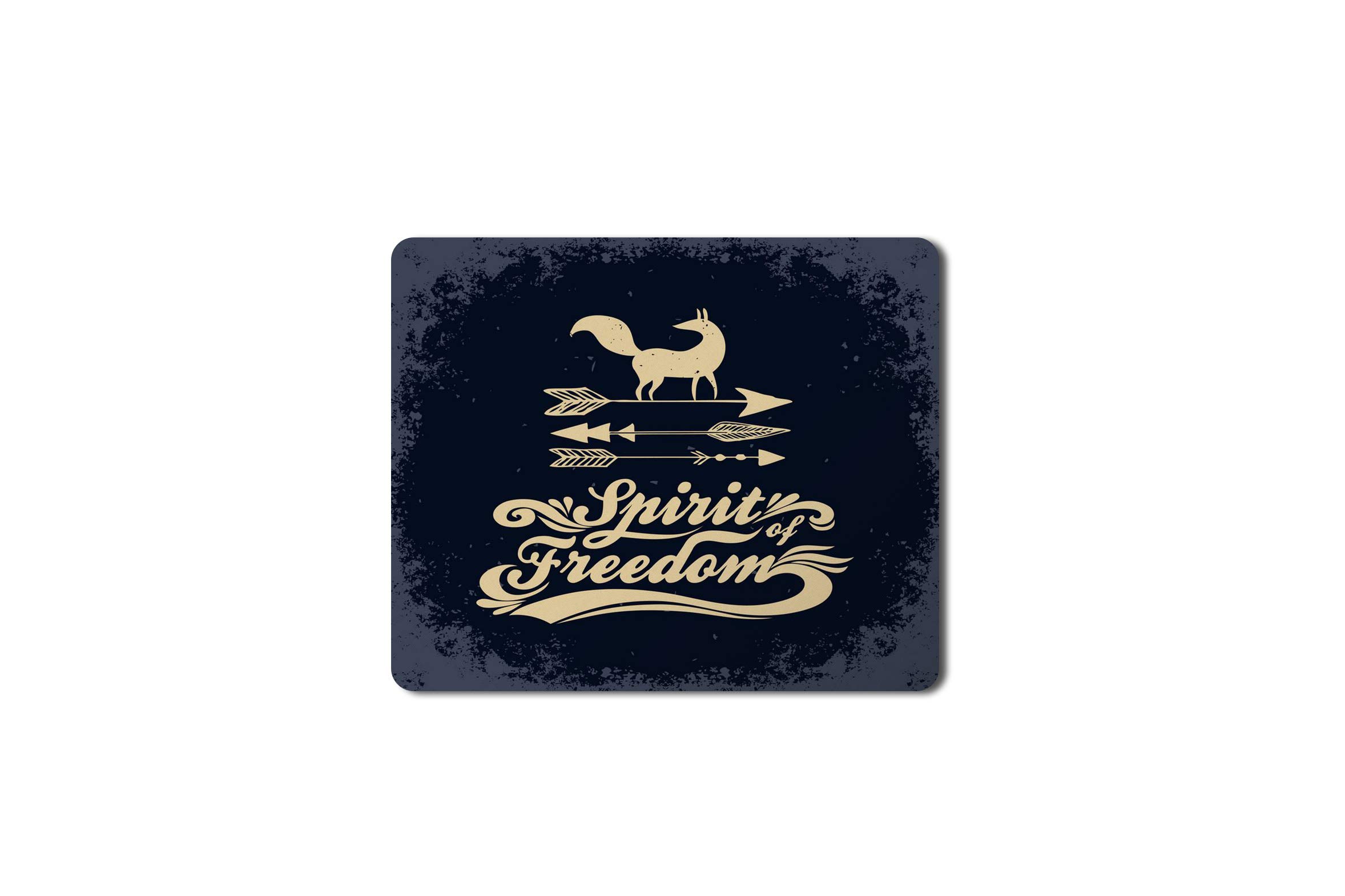 5 Ace Spirit of Freedom HD Printed Designer Speed Mousepad for Laptop|Dekstop|Gamers|Graphic designers-7x8.5 Inches