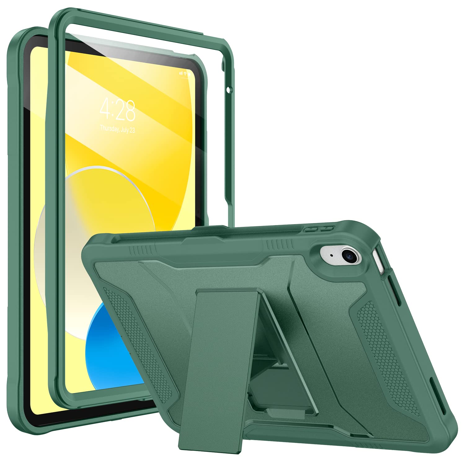 Soke Case for iPad (A16) 11th Generation 11-inch 2025, iPad 10th Generation 10.9-inch 2022, with Built-in Screen Protector and Kickstand, Rugged Full Body Protective Cover - Black — Amazon image 32