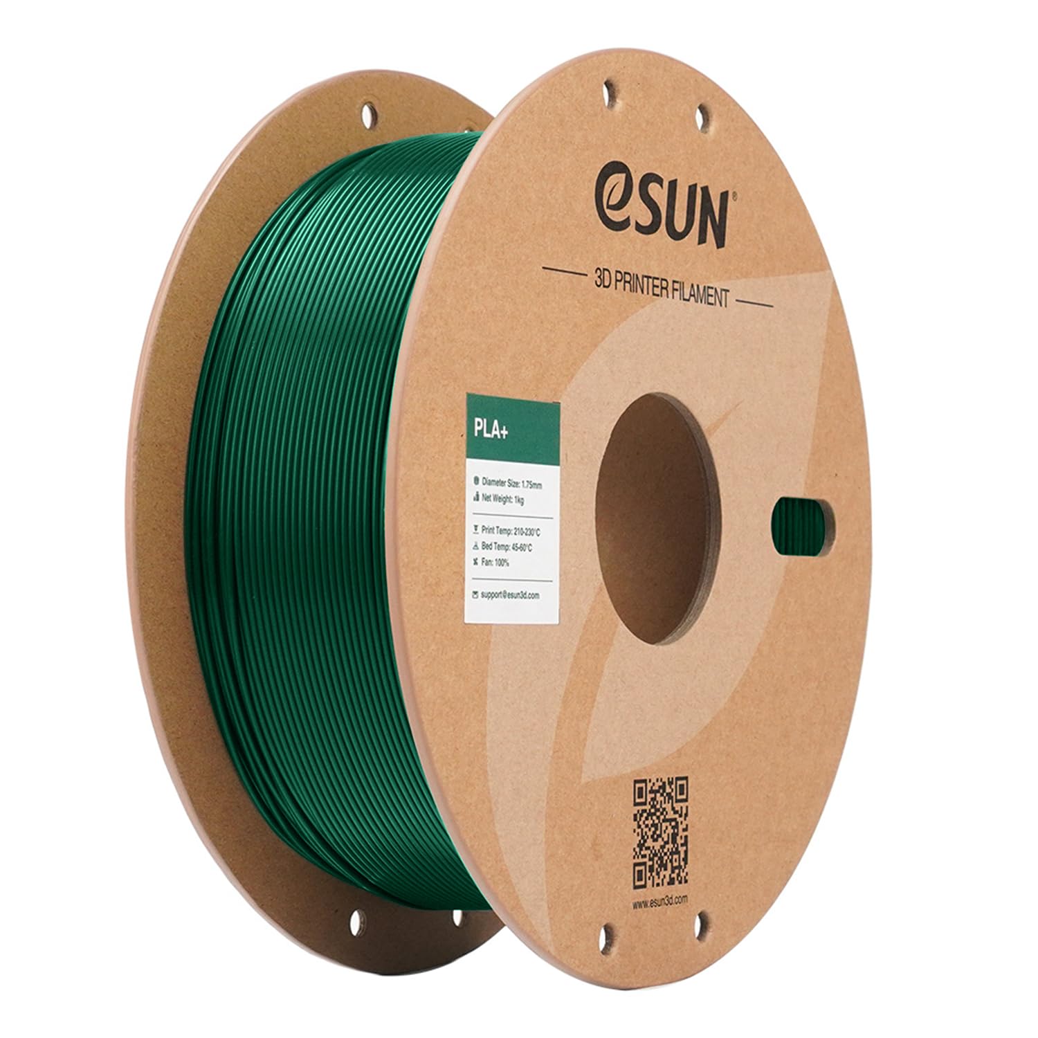 eSUN PLA+ Filament 1KG - Pine Green -7 eSUN PLA+ Filament 1KG - Pine Green -7
