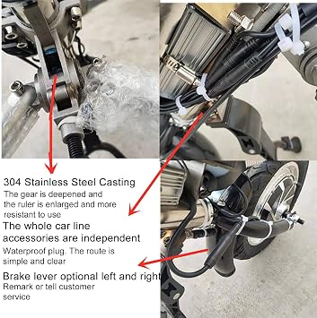500W Electric Handcycle Wheelchair Attachment, Wheelchair Power Attachment Lightweight, Electric Handbike Hand Cycle, Wheel Chair Tractor Pull Device Portable, 12inch Wheels A