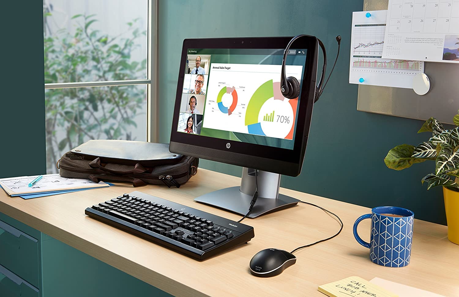 HP Pantalla táctil todo en uno Intel I5 6500 8GB SSD 240 Windows 11 Desktop 20 pulgadas Wi-Fi - PC con cable completo (solo PC) (renovado)