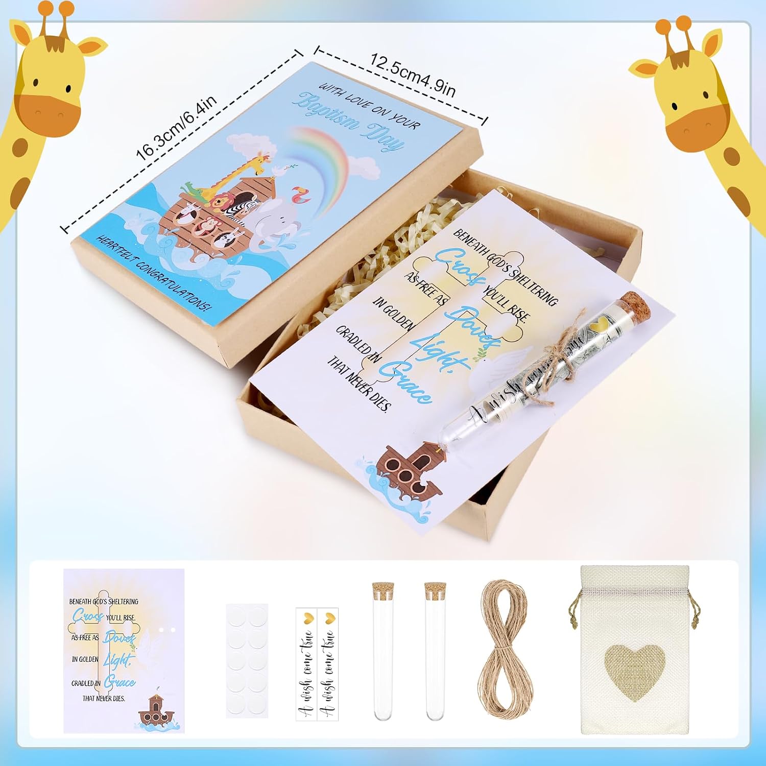 First Communion Money Holder for Cash Gift Ideas - Baby Shower Baptism Day Money Gift Cash Holder, Money Bapstism Card Holder image 2