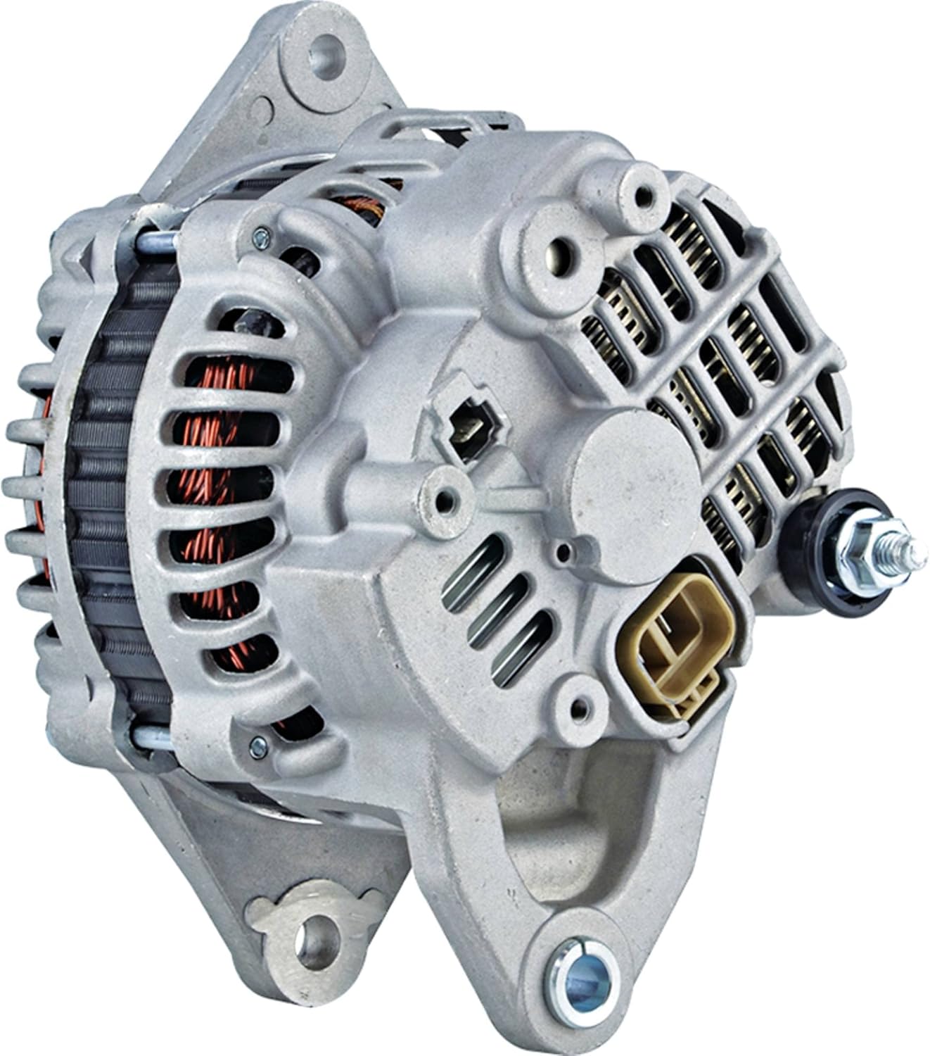 DB Electrical ROTA0794 Alternator Compatible with/Replacement for 0.208333 Clock Internal Fan Type Internal Regulator 12V Kubota V3800
