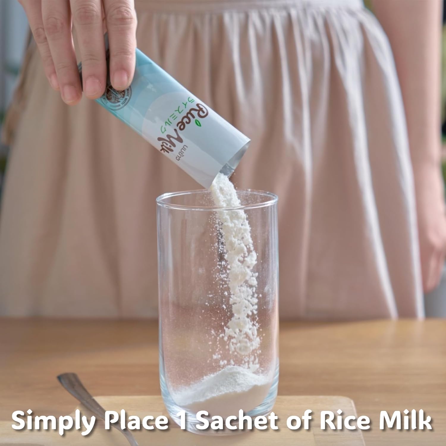 VeganPro Rice Milk Powder Organic Vegan Instant Milk Powdered Dairy Free From Raw Natural Ingredients Substitute Gluten Free, Lactose Free (Young Rice Milk)