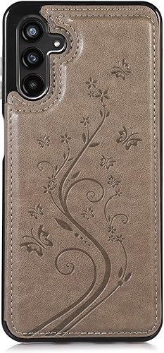 Miniatura 7 de Asuwish Funda de teléfono para Samsung Galaxy A13 5G4G con protector de pantalla de vidrio templado, tarjeterotarjeterocartera, soporte para celda