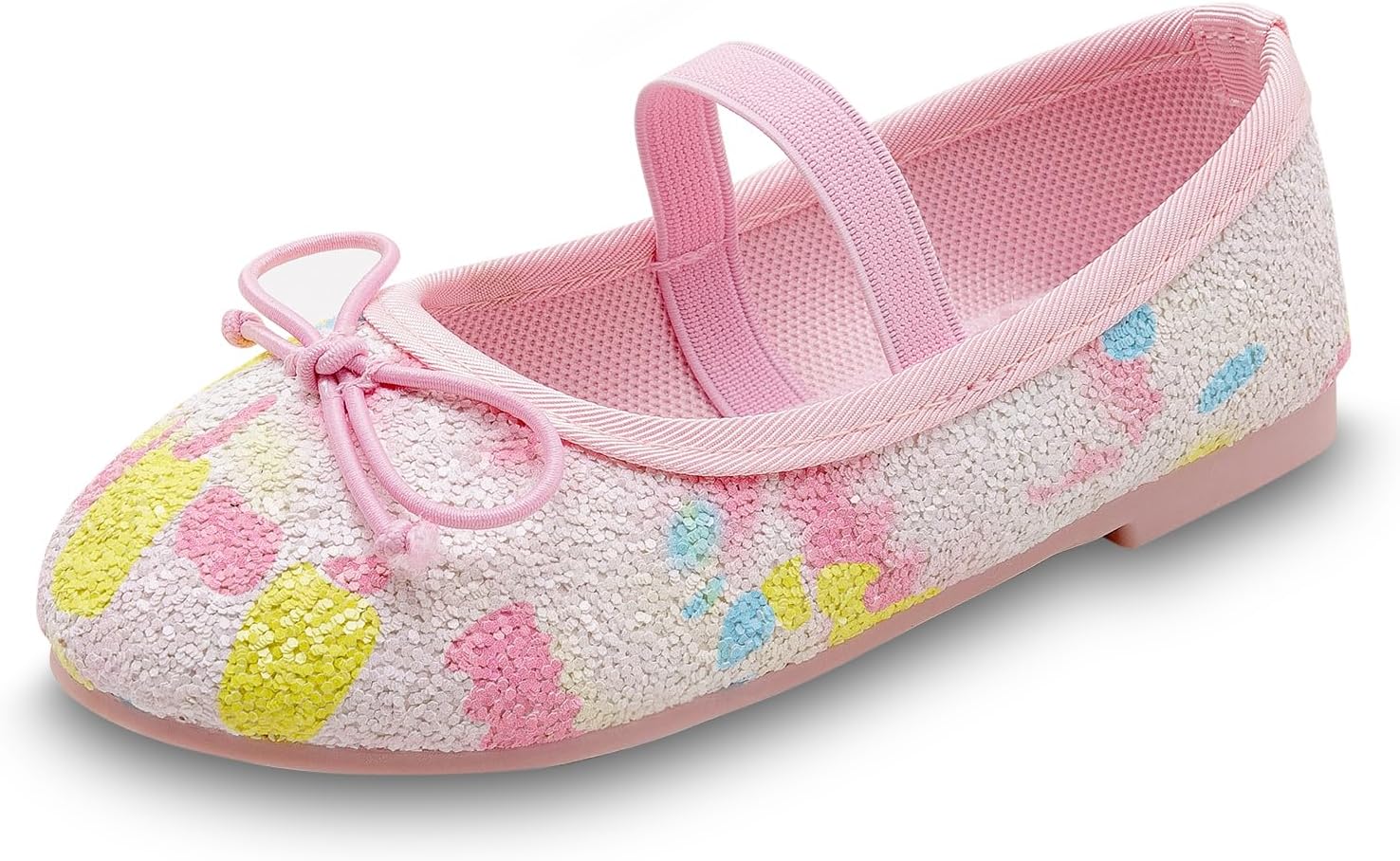 ADAMUMU Girls Dress Up Shoes Sparkly Shoes for Girls Princess Mary Jane School Uniform Dress Shoes in Performance, Prom and Graduation for Toddler/Little/Big Kids