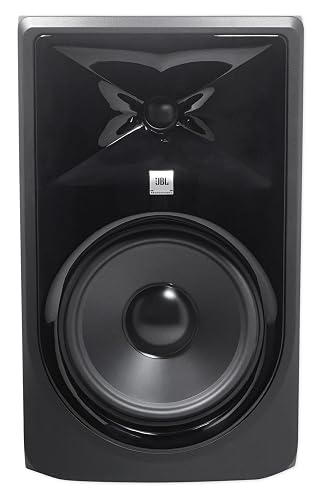JBL Professional 308P MkII 8-Inch, 2-Way, Powered, Active Monitor Speaker for Near Field Music Production, Studio Monitor, Desktop Computer, Hi-Fi Audio. Sold individually, Black